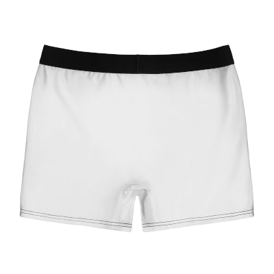 Bold NOT Today Men's Boxer Briefs | White Underwear Red Logo | Comfortable Polyester Underwear