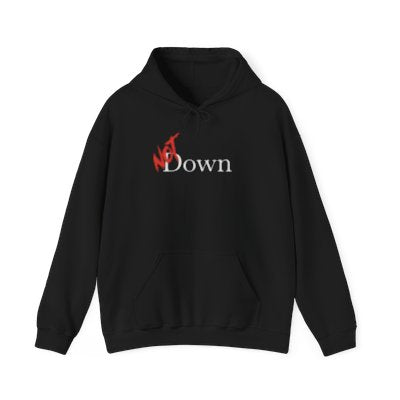 Uninterested NOT Down Black Hoodie | Unisex Plush & Warm Sweatshirt | Trendy & Edgy Apparel