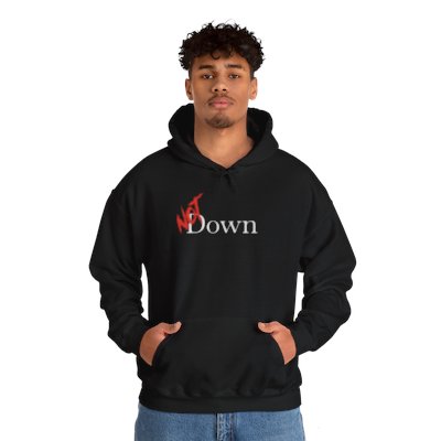 Uninterested NOT Down Black Hoodie | Unisex Plush & Warm Sweatshirt | Trendy & Edgy Apparel